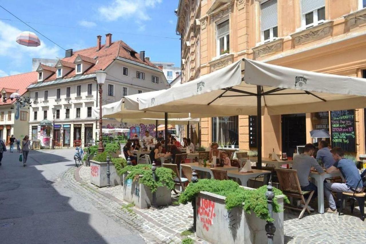 Station Between Dragon And Triple Bridges * Ljubljana